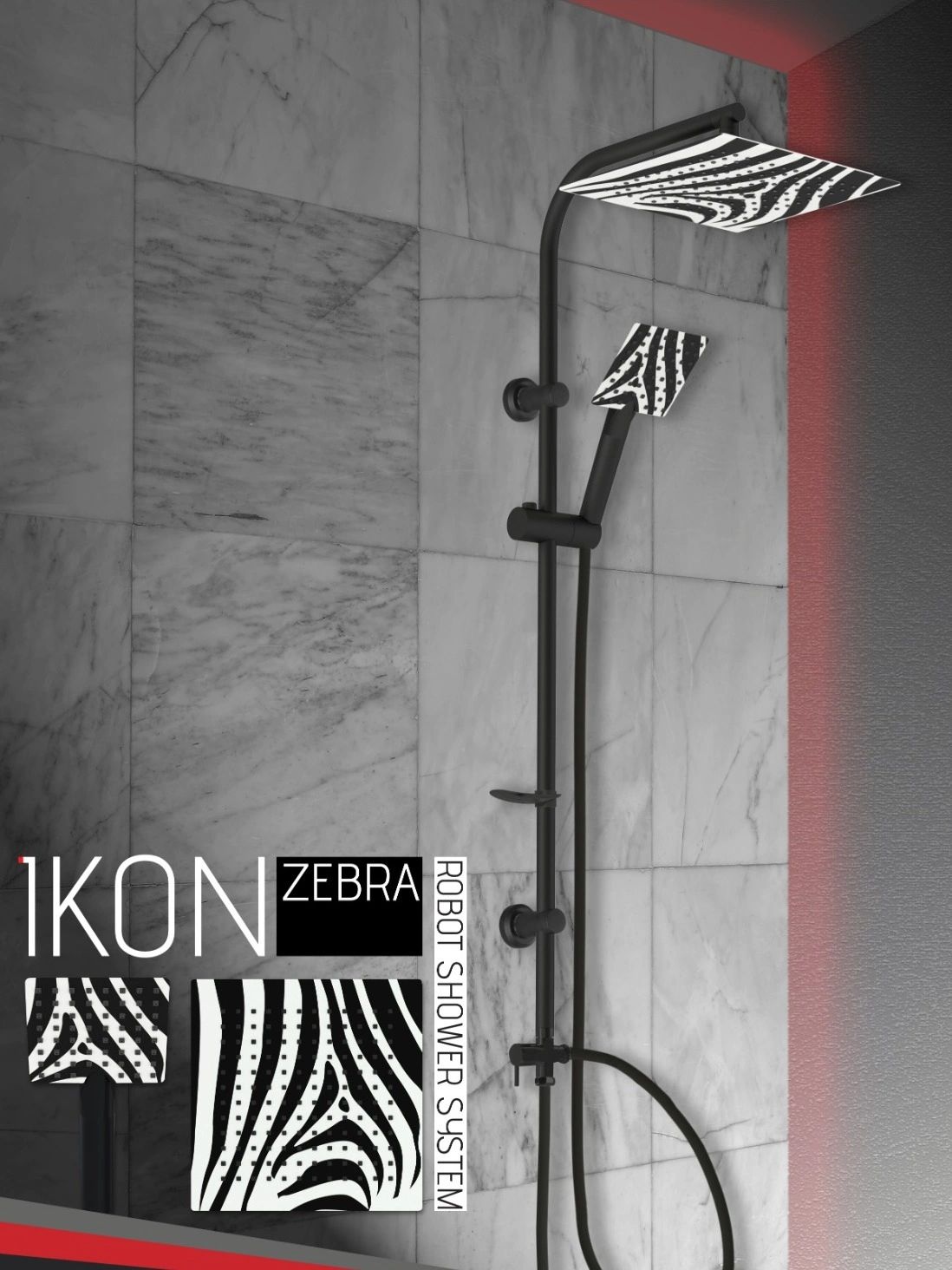 IKON Zebra Robot Shower System